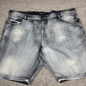 Ecko Unltd Denim Shorts Mens 48 Relaxed Fit Light Wash Hip Hop Streetwear Y2K